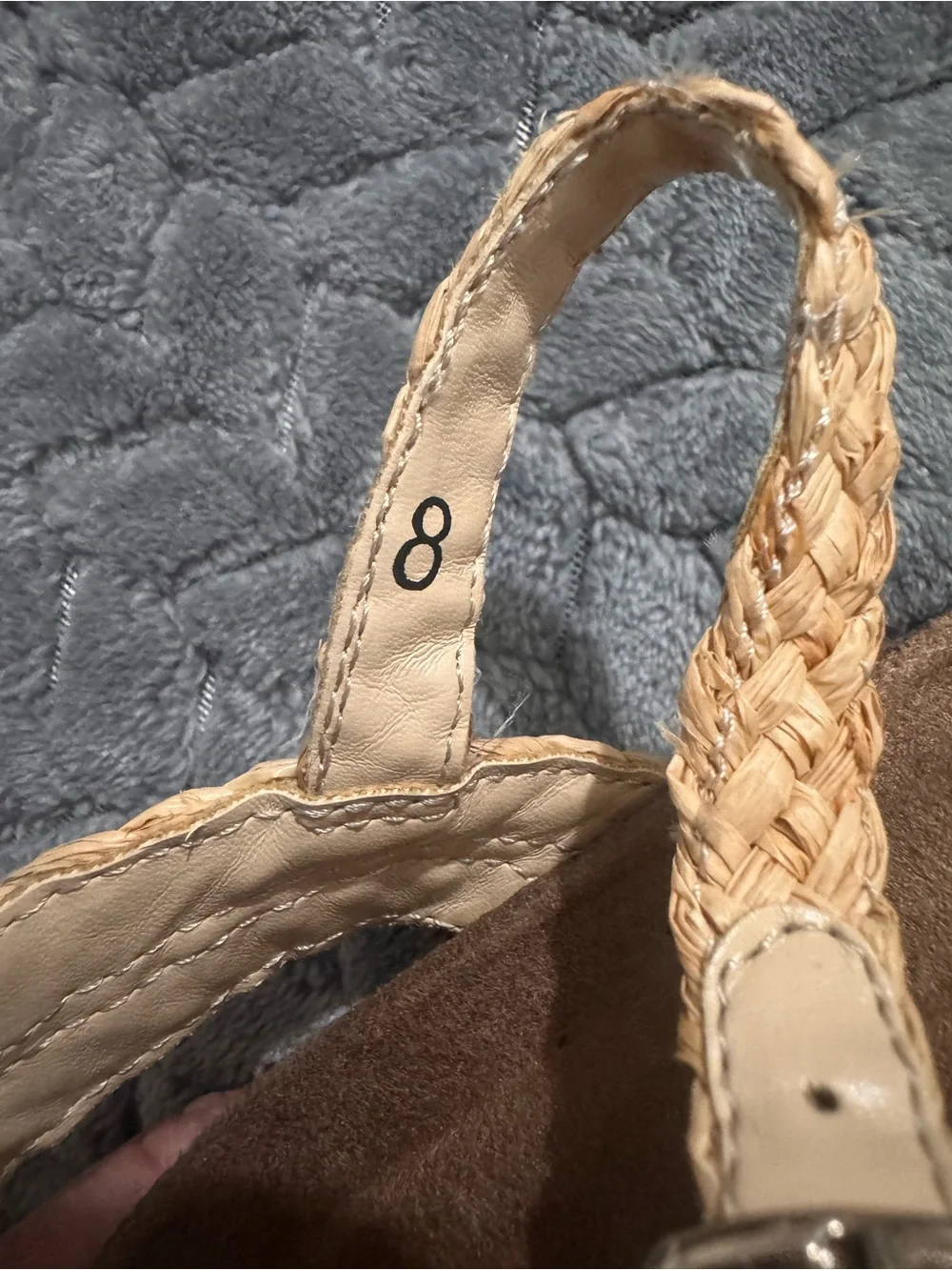 Pierre Dumas Natural Tan Braided Platform Sandals